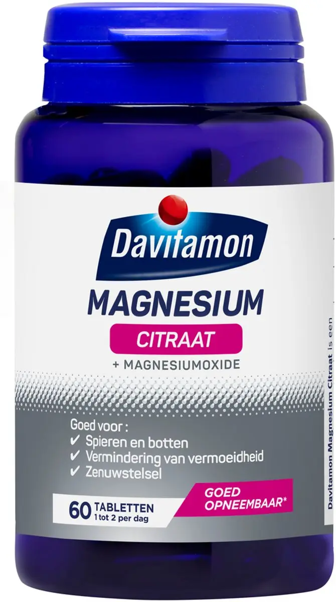 Davitamon Magnesiumcitraat 60 Tabletten