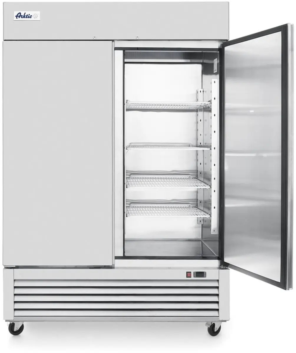 HENDI Horeca Koelkast 300L - RVS - Gastronorm 2/1 - Zilverkleurig