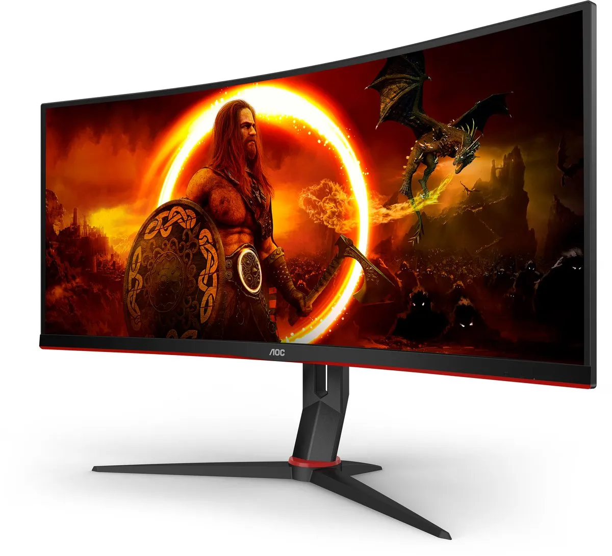 AOC CU34G2XP Curved Ultrawide Monitor 34 inch - 180Hz - HDR400