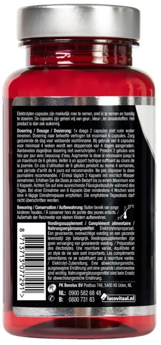 Lucovitaal Elektrolyten Suikervrij - 2x60 Capsules