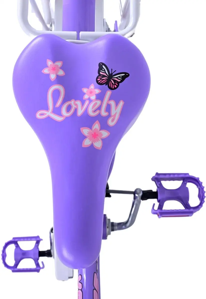 Volare Lovely Kinderfiets 20 inch - 1 Versnelling - Paars