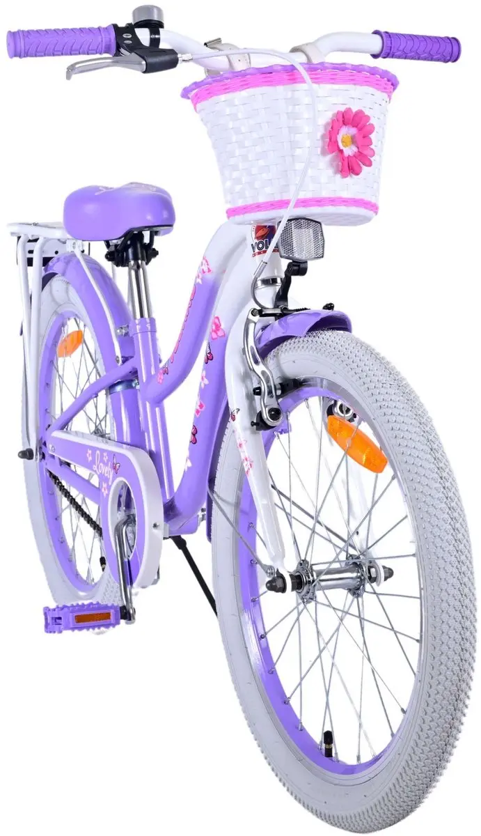 Volare Lovely Kinderfiets 20 inch - 1 Versnelling - Paars