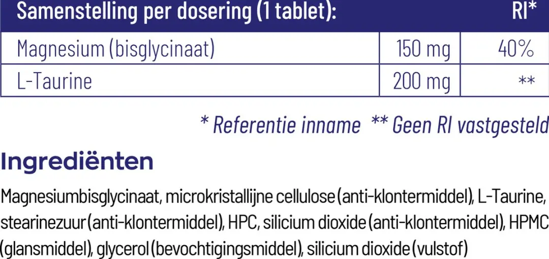 Vitakruid Magnesium 150 Bisglycinaat 89g