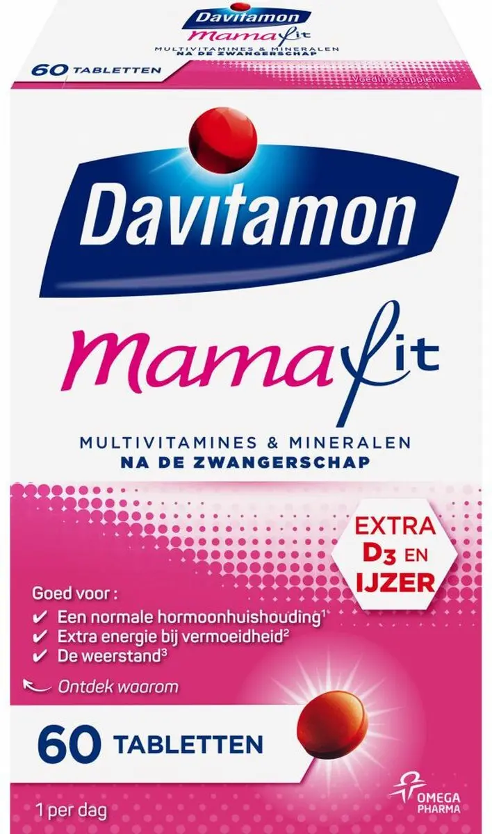 Davitamon Compleet Mama Fit 120 tabletten - 2x60
