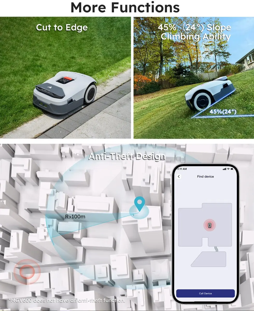 Anthbot Genie 3000 Robotmaaier - 3000m² - RTK GPS & 4 Camera's