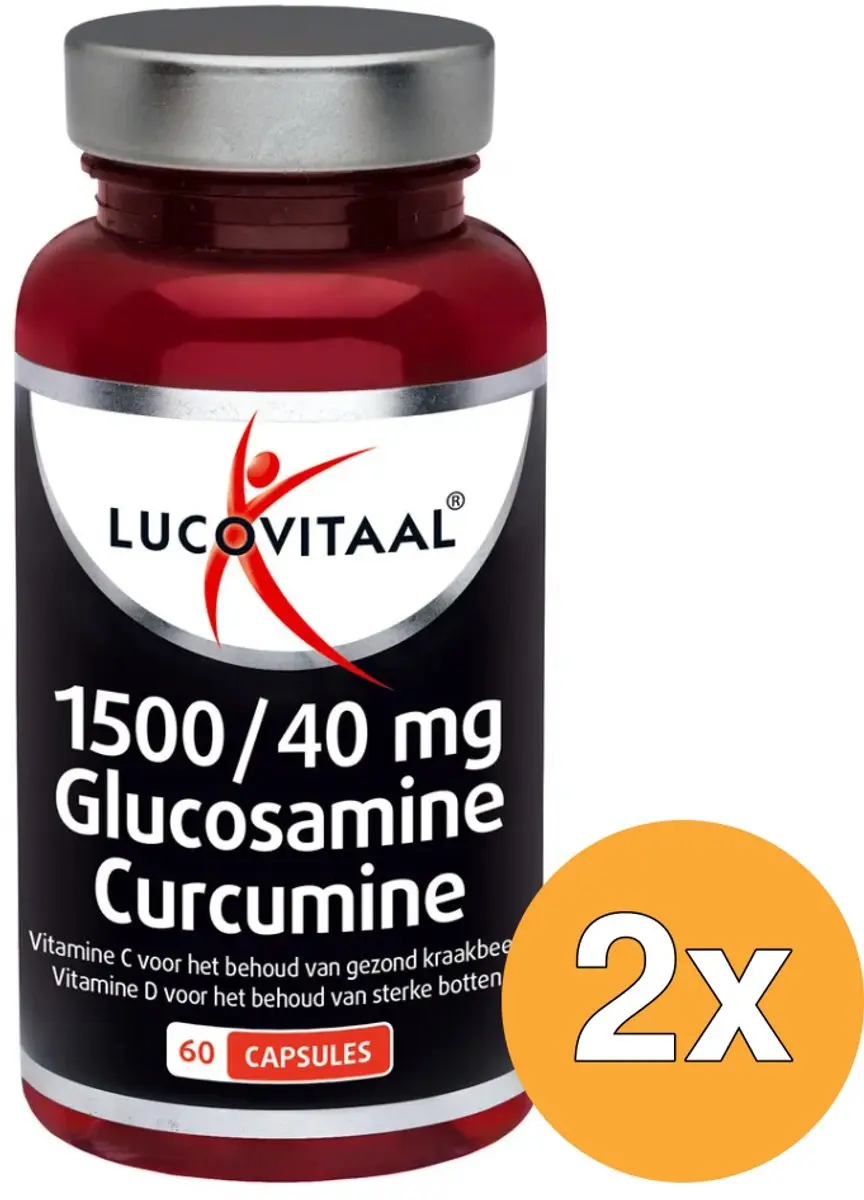 Lucovitaal Glucosamine Curcumine 120 Capsules