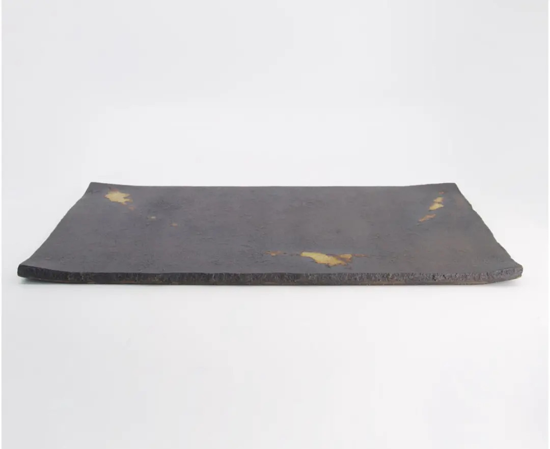 Tokyo Design Studio Mino Craft Rechthoekig Serveerbord 55x28cm - Zwart