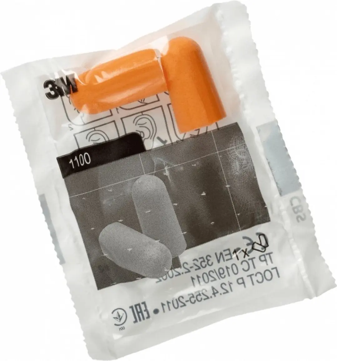 3M 1100 Anti-geluid Oordoppen 37dB - 30 Paar - Oranje