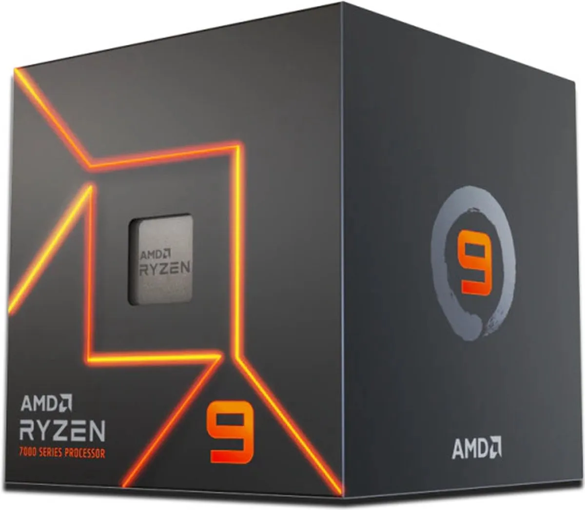 AMD Ryzen 9 7900 Boxed CPU - 12 Core/24 Threads - AM5