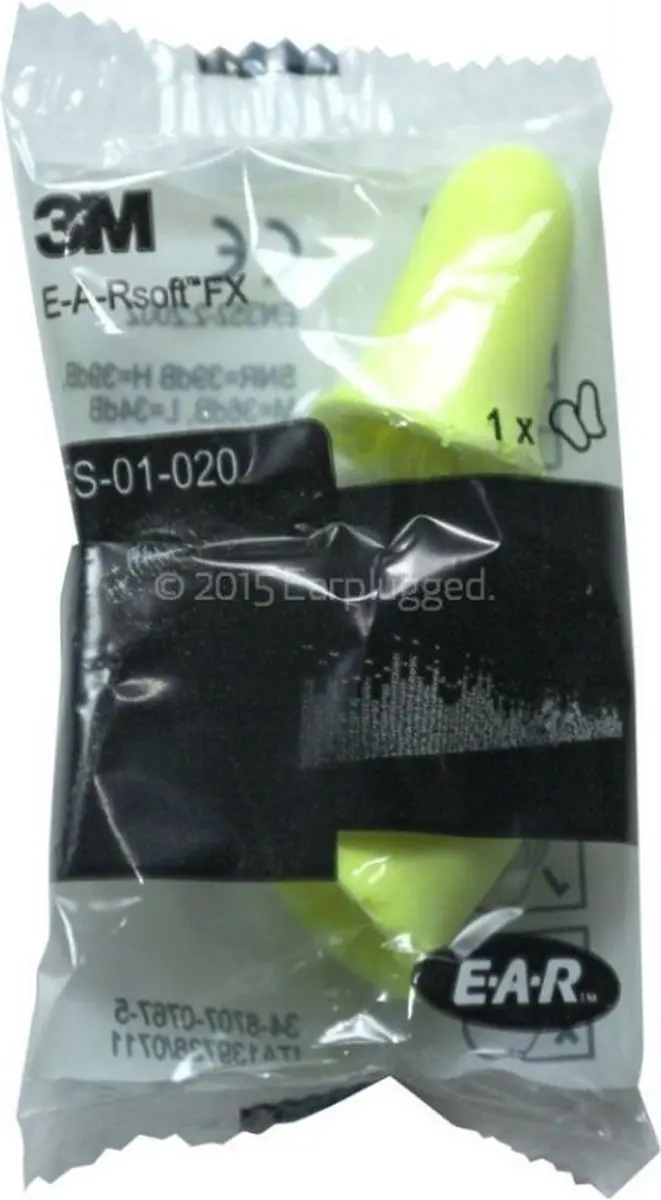 3M EAR Soft FX Oordoppen - 200 Paar - Geel