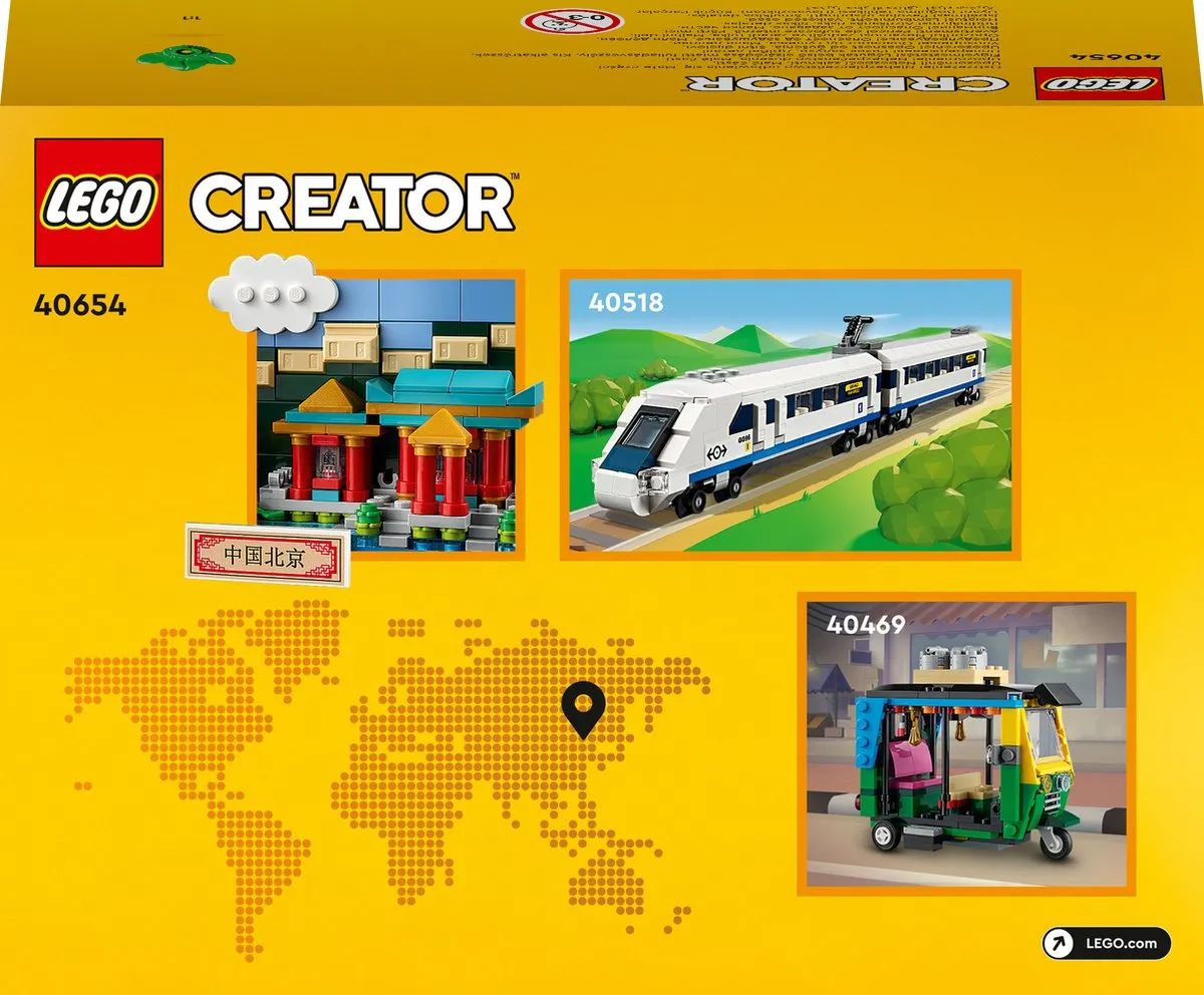 LEGO Creator Ansichtkaart Beijing 40654 - 276 Stenen - Meerkleurig