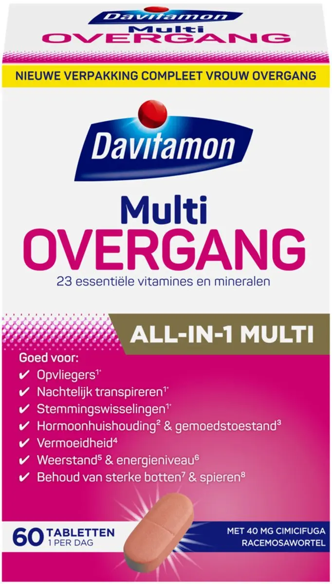 Davitamon Compleet Vrouw Overgang Multivitamine