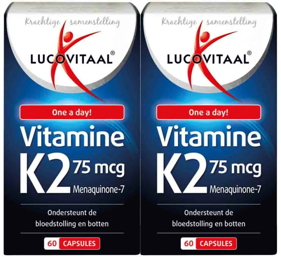 Lucovitaal Vitamine K2 75mcg - 120 Capsules