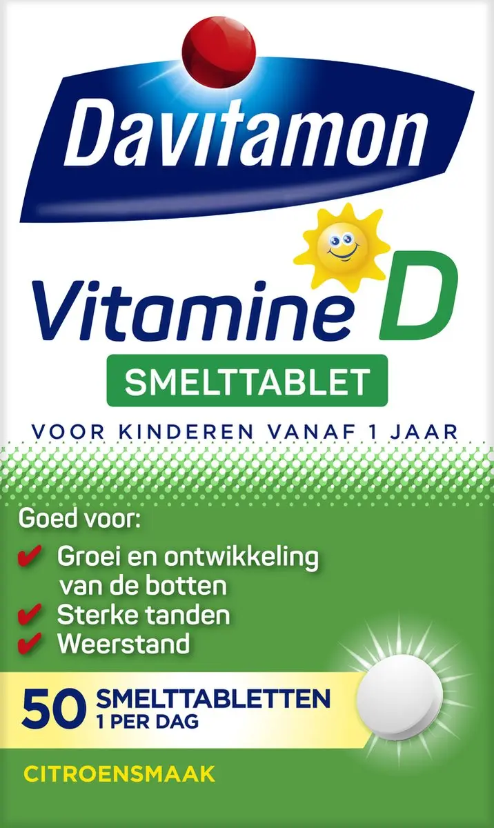 Davitamon Vitamine D Kinderen Smelttablet