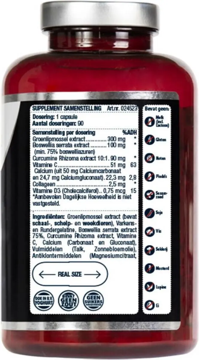 Lucovitaal Groenlipmossel Complex - 270 Capsules (3x90)
