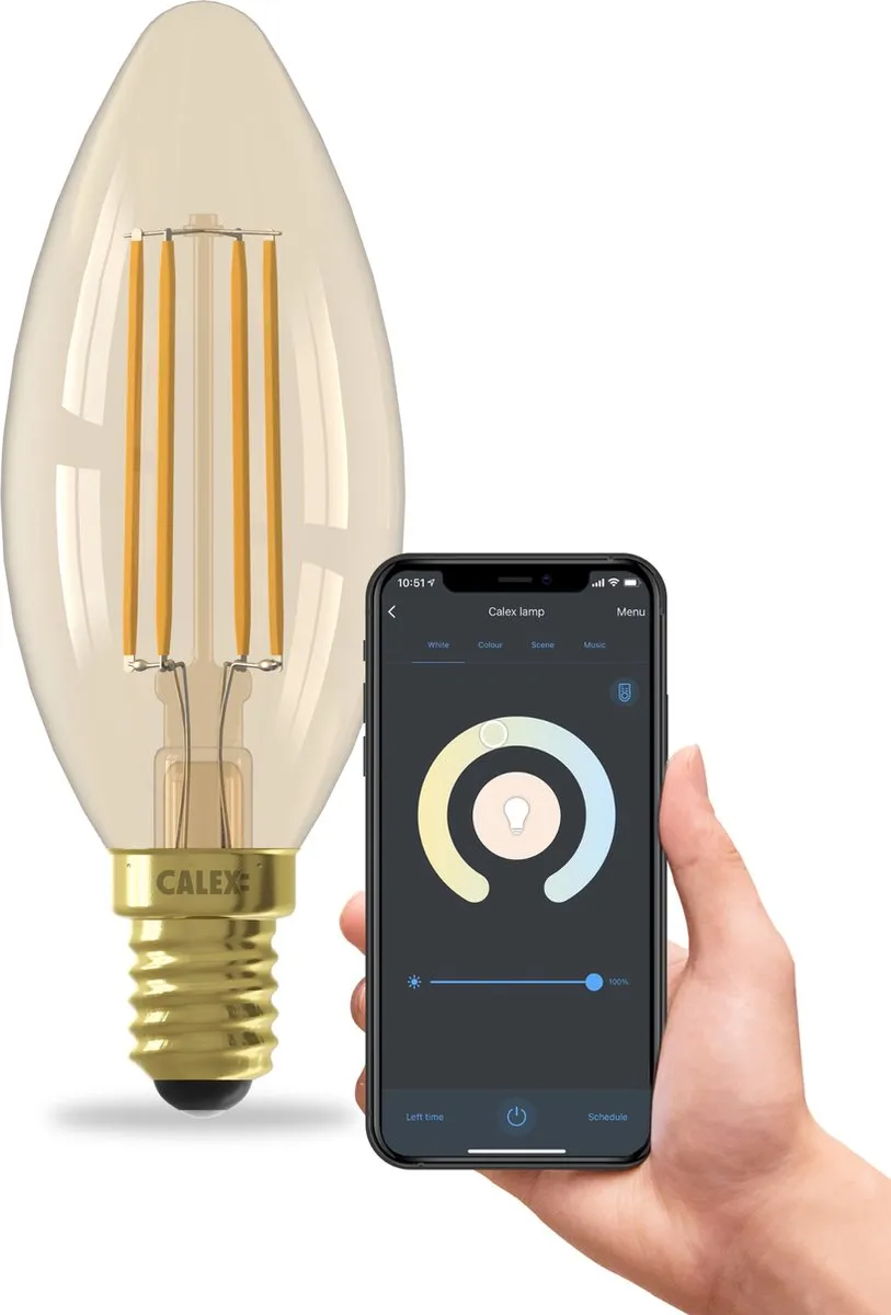 Calex Smart Filament LED Lamp E14