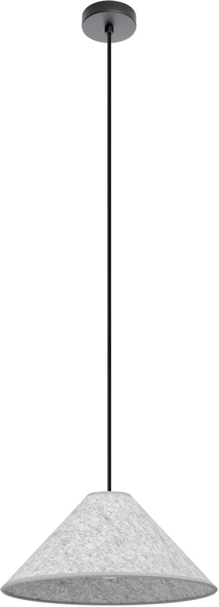 Eglo Alsager Hanglamp E27 Ø41cm - Zwart/Grijs