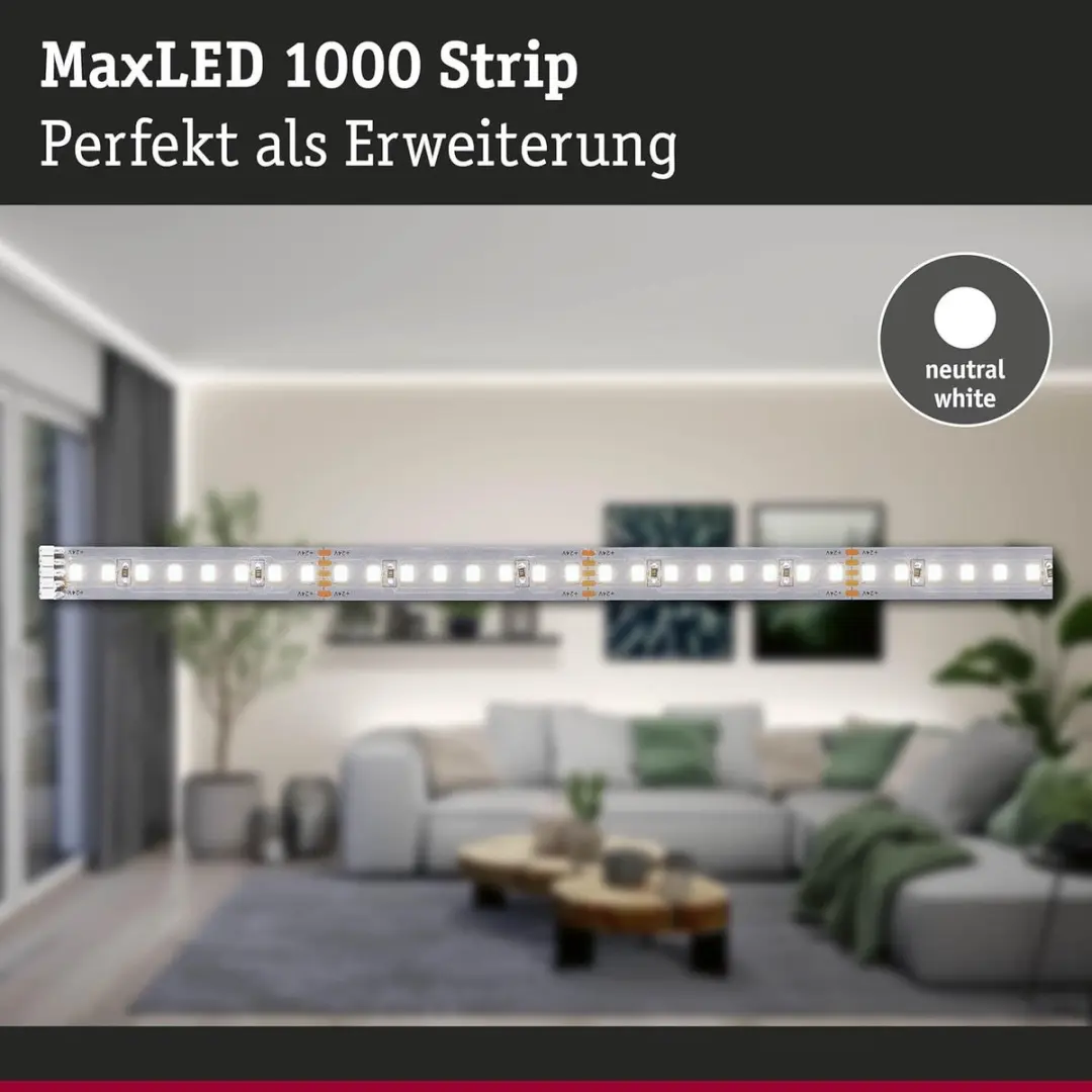 Paulmann 71250 MaxLED LED-strip Neutraal Wit 1m - 7,2W 1100lm/m - afbeelding 4 van 4