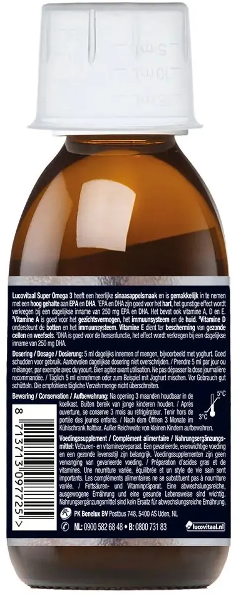 Lucovitaal Omega 3 Vloeibaar 250ml