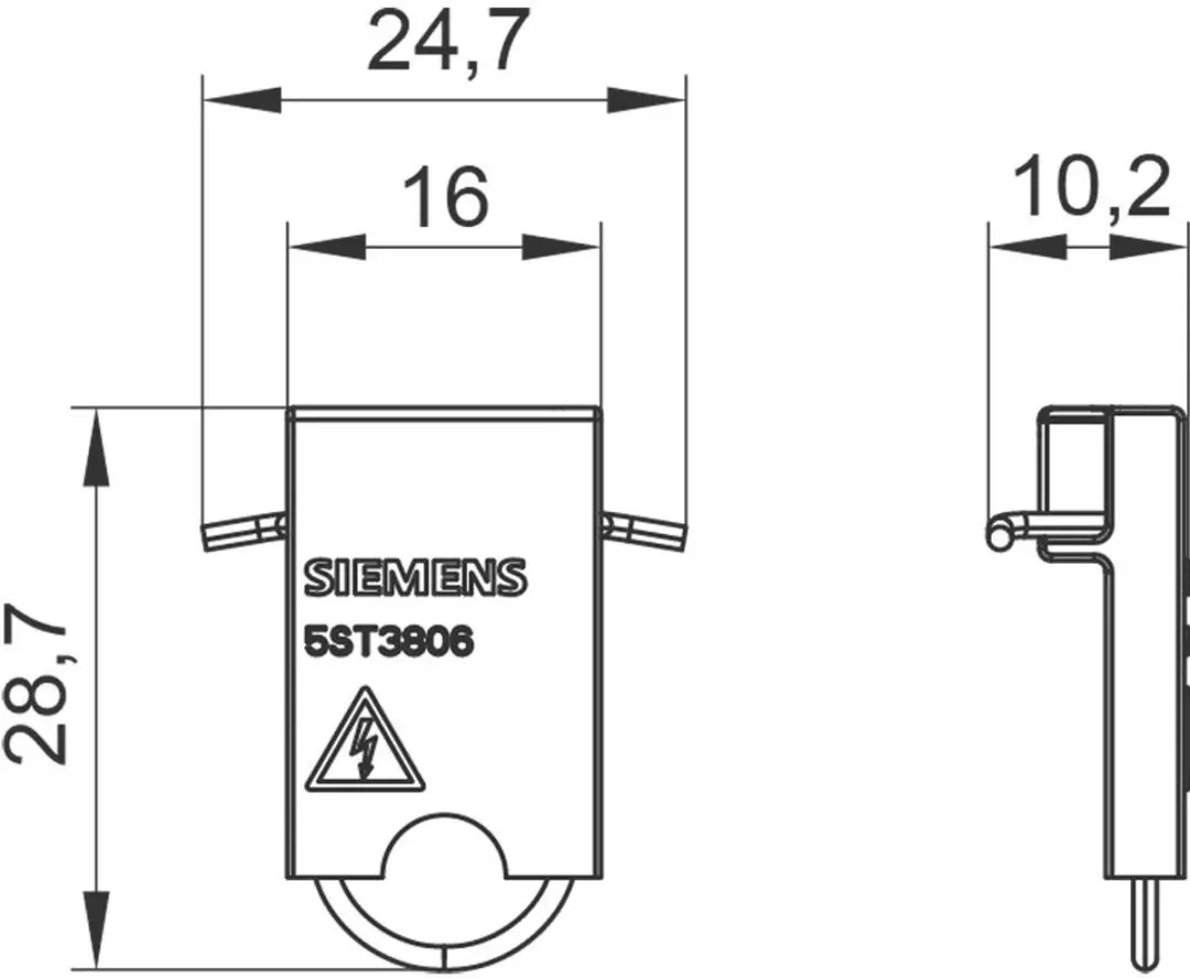 Siemens 5ST3806 Afsluitapparaat