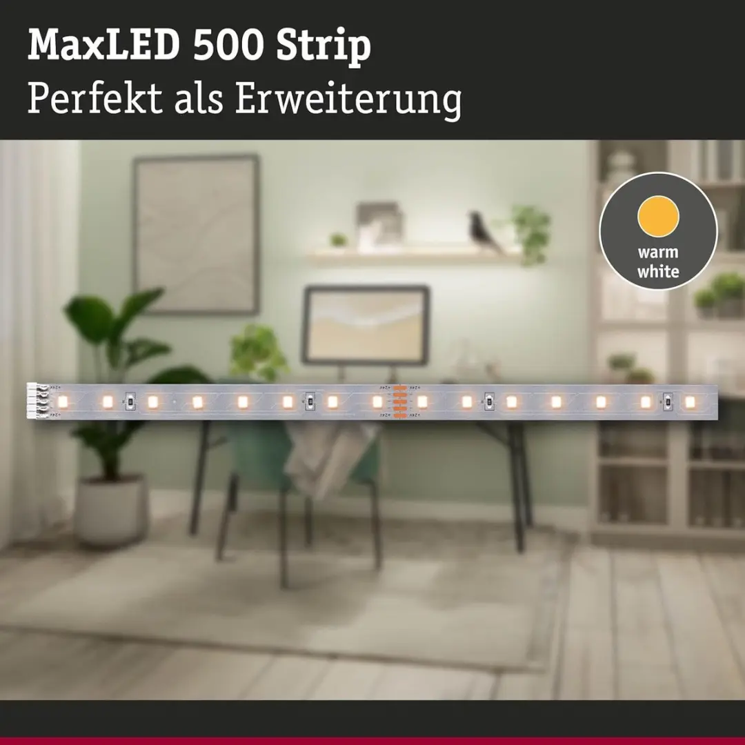 Paulmann MaxLED 500 LED-strip 1m - 550 lm/m - 2700K
