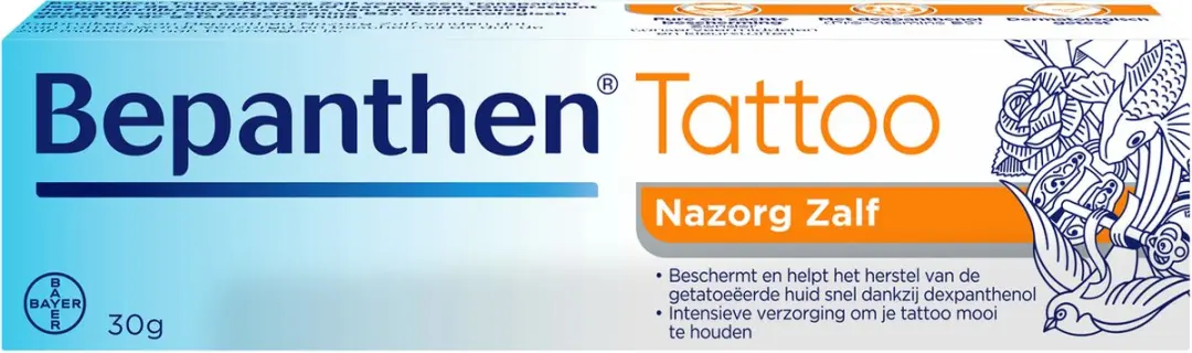 Bepanthen Tattoo Nazorg Zalf 30ml - Dexpanthenol 5%
