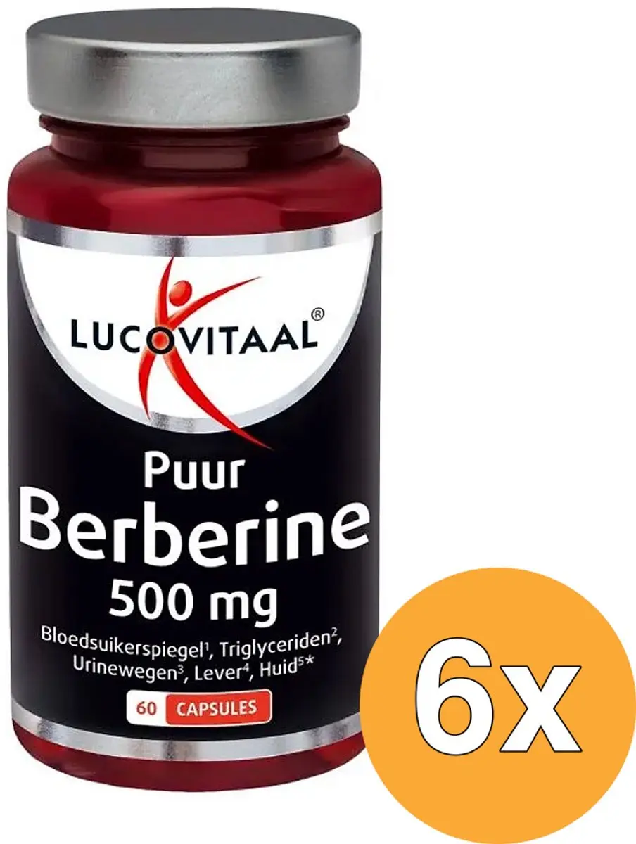 Lucovitaal Puur Berberine 500mg