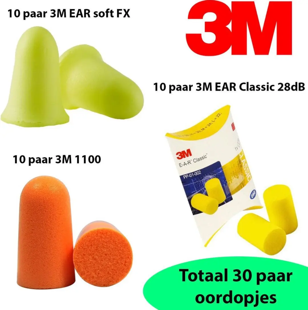 3M Oordoppen Assorti