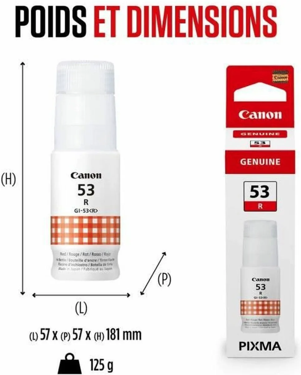 Canon 4717C001 Inktcartridge - 10.000 pagina's - Rood