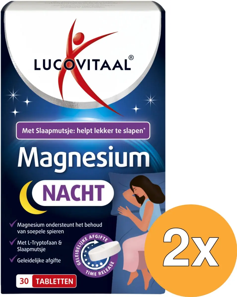 Lucovitaal Magnesium Nacht 30 tabletten