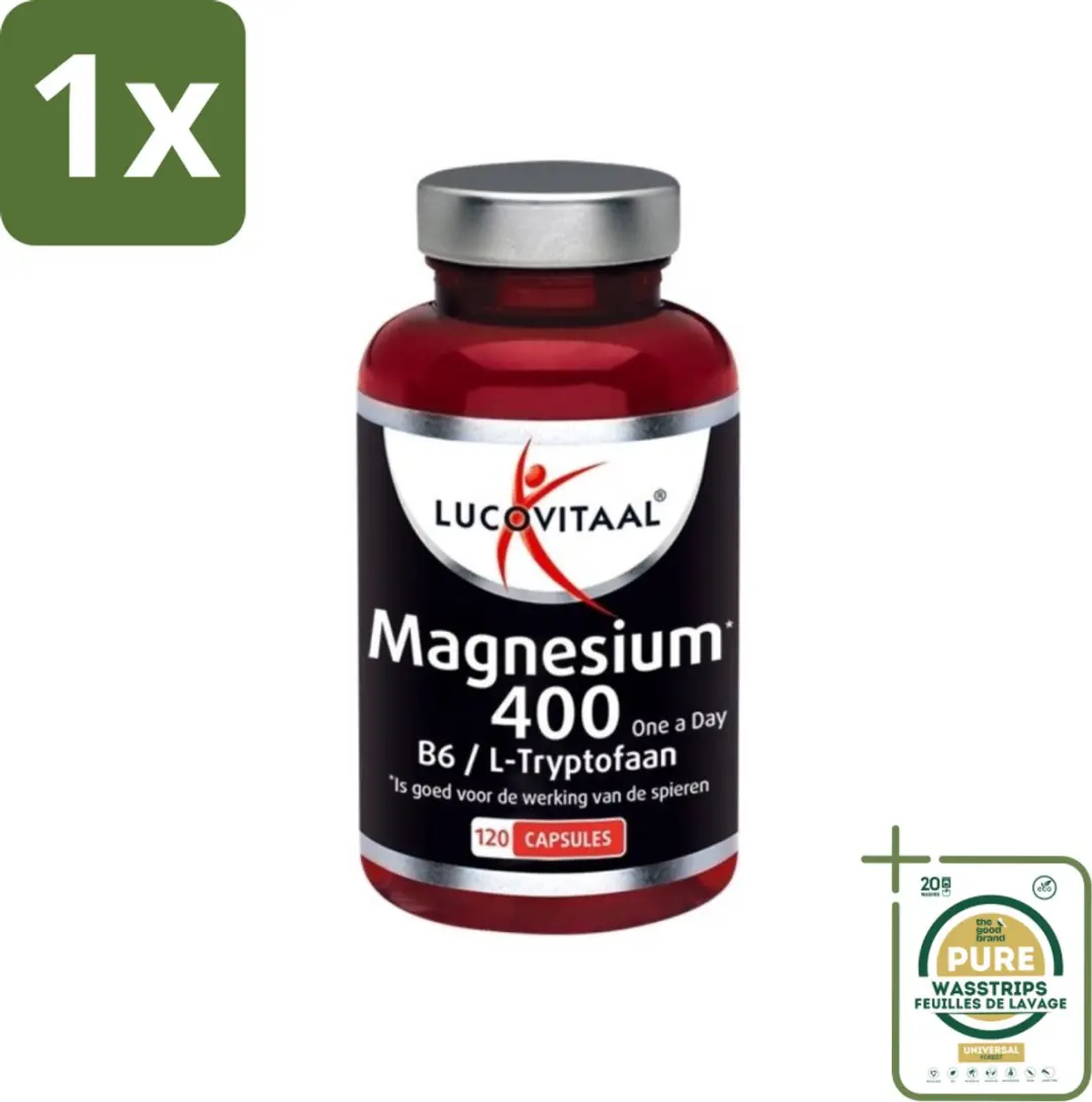 Lucovitaal Magnesium 400 + B6/L-Tryptofaan 120 Tabletten