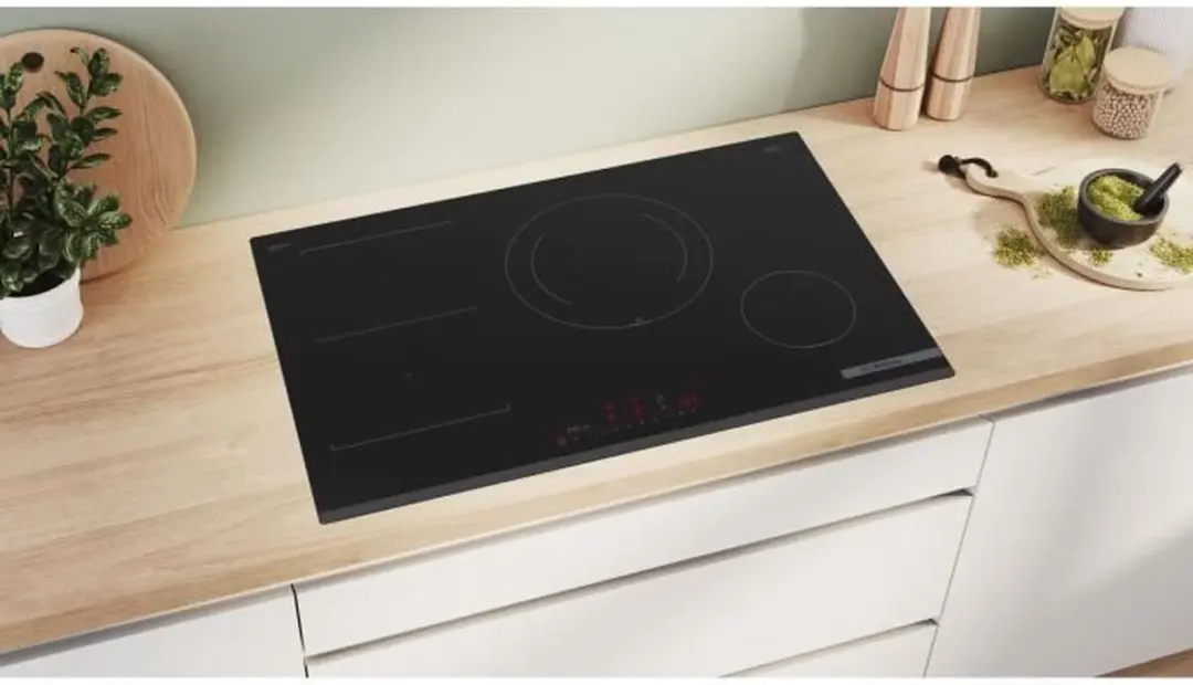 Bosch Serie 6 PVS831HC1E Inductiekookplaat 80cm - 4 Zones - 7,4kW - Zwart