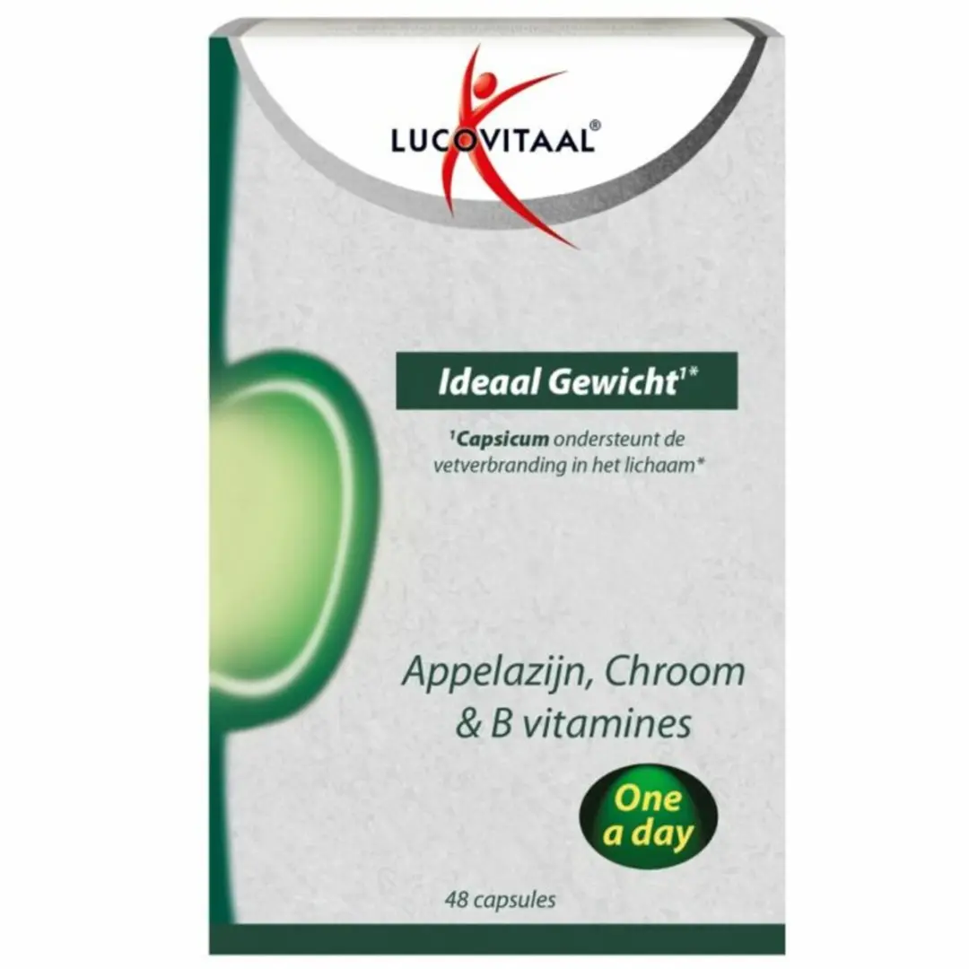 Lucovitaal Appelazijn Chroom & B Vitamines Ideaal Gewicht - 96 Capsules