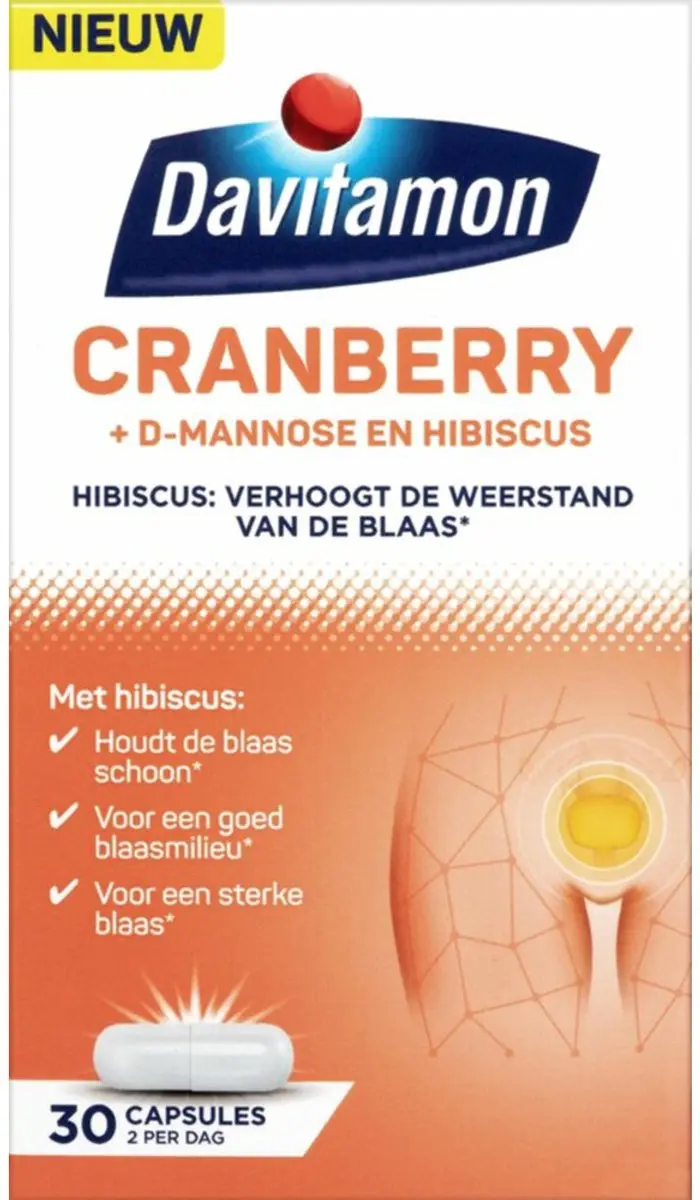 Davitamon Cranberry Capsules - 120 Stuks (4x30)
