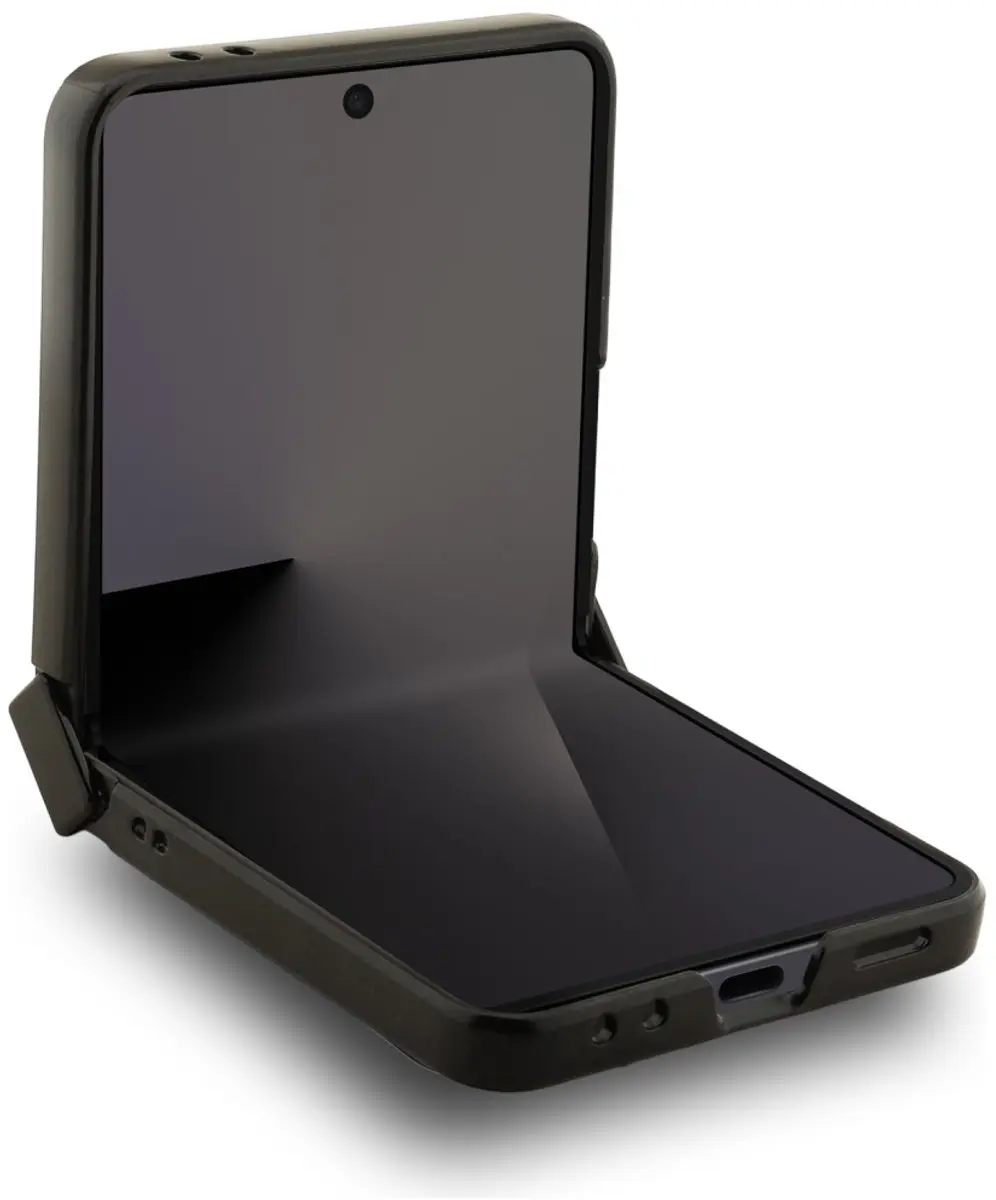 Karl Lagerfeld Karl&Choupette Pins MagSafe Hoesje - Samsung Galaxy Z Flip7 - Zwart