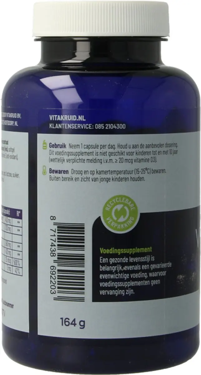 Vitakruid Visolie 1400 TG 90 Softgels - afbeelding 6 van 6