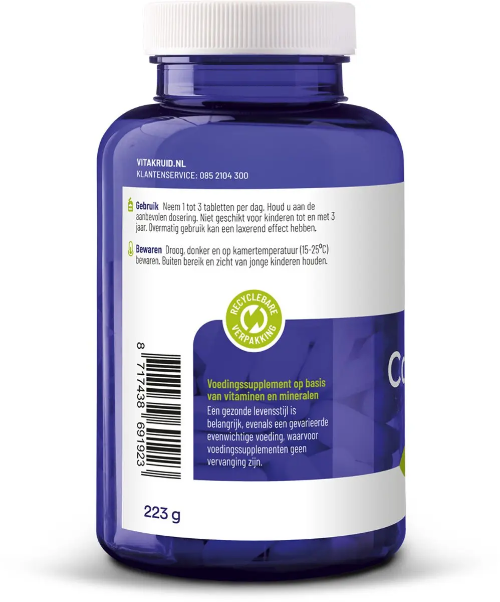 Vitakruid Calcium 400 & D3 Rode Alg - 2x90 Kauwtabletten