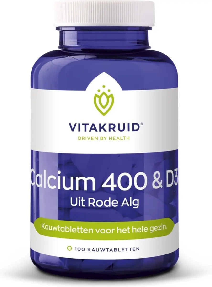 Vitakruid Calcium 400 & D3 Rode Alg