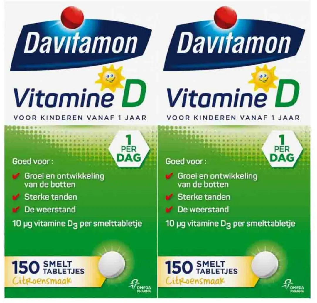 Davitamon Vitamine D Kind Smelttabletten - 300g