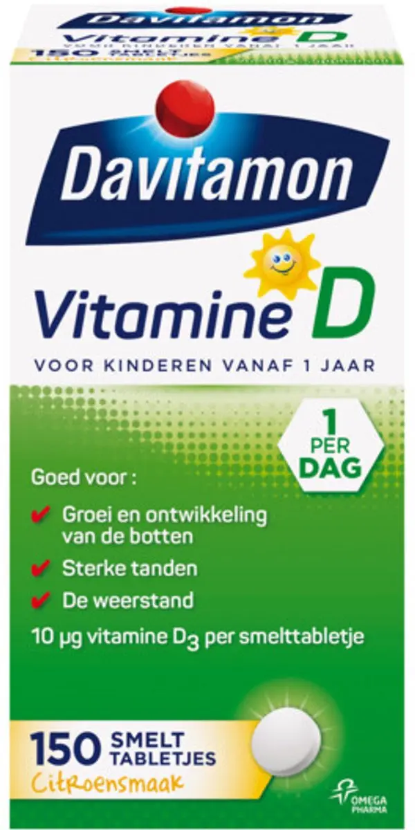 Davitamon Vitamine D Kind Smelttabletten - 300g