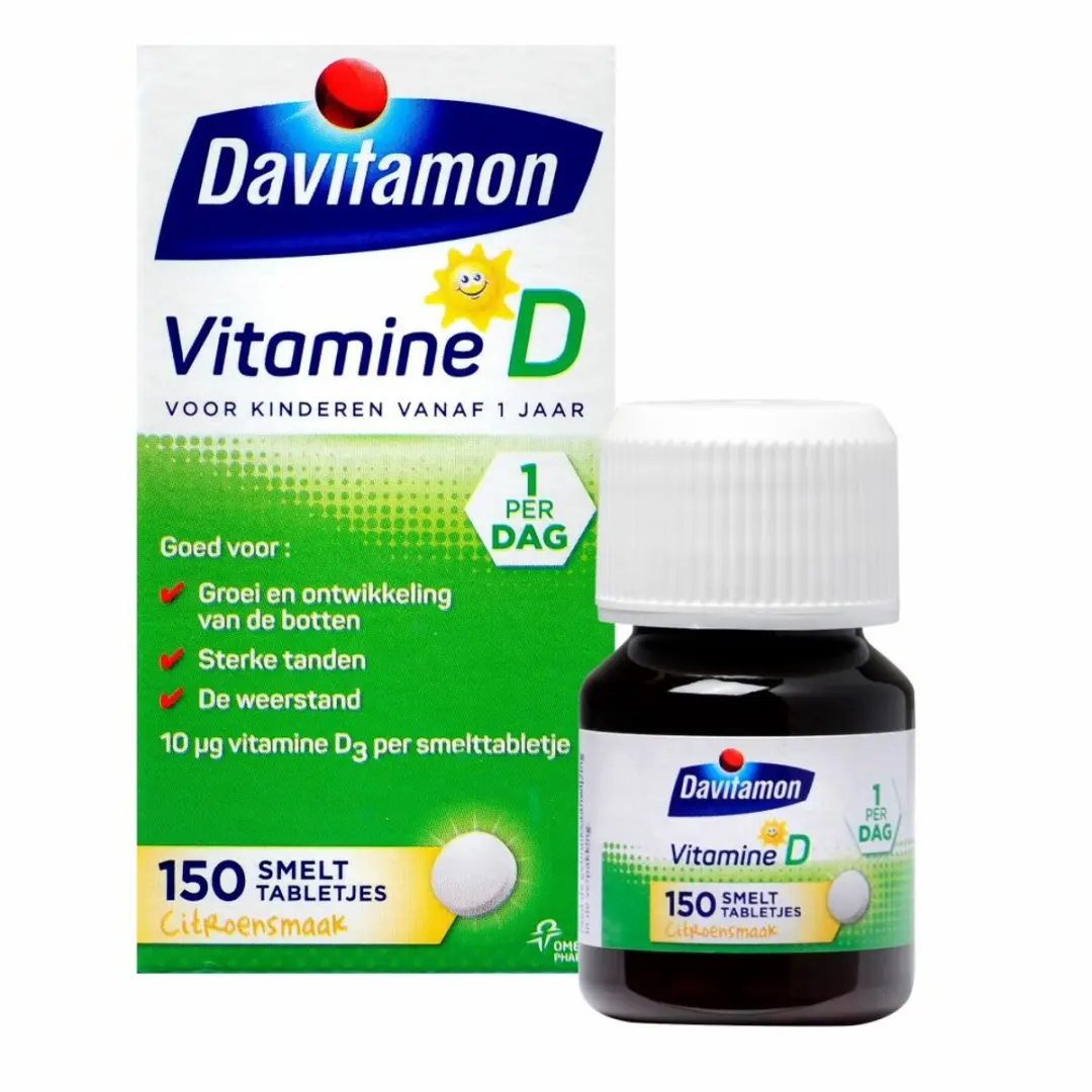 Davitamon Vitamine D Kind Smelttabletten - 300g