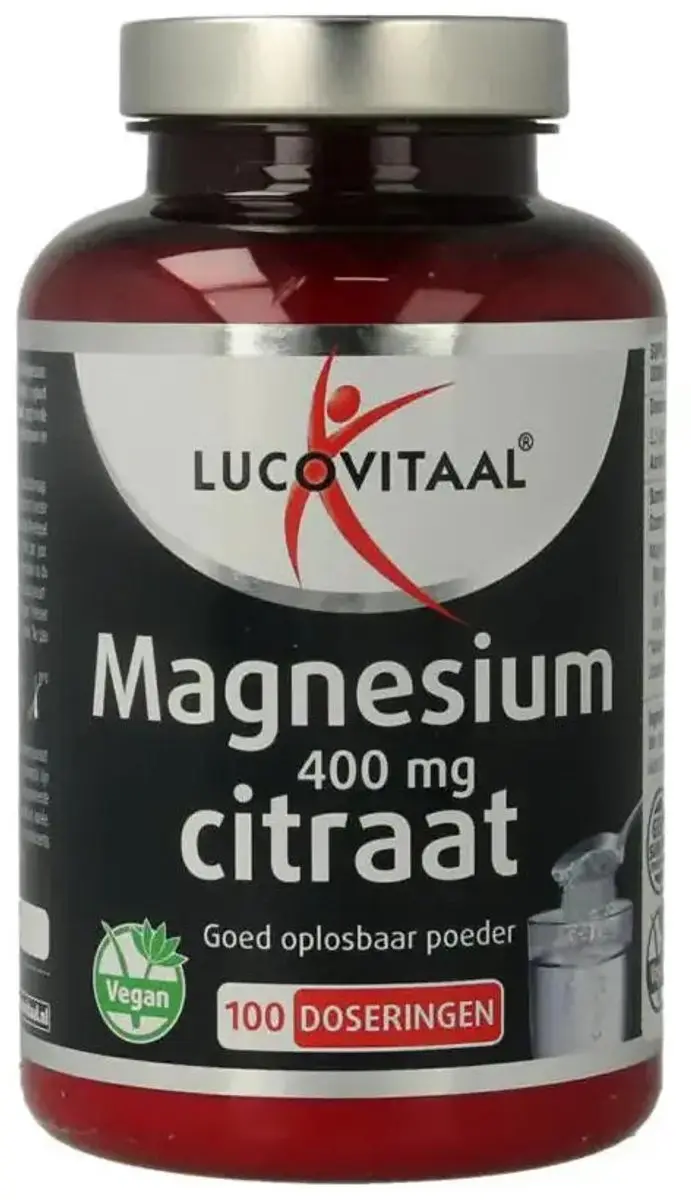 Lucovitaal Magnesium 400mg Citraat Poeder 250g