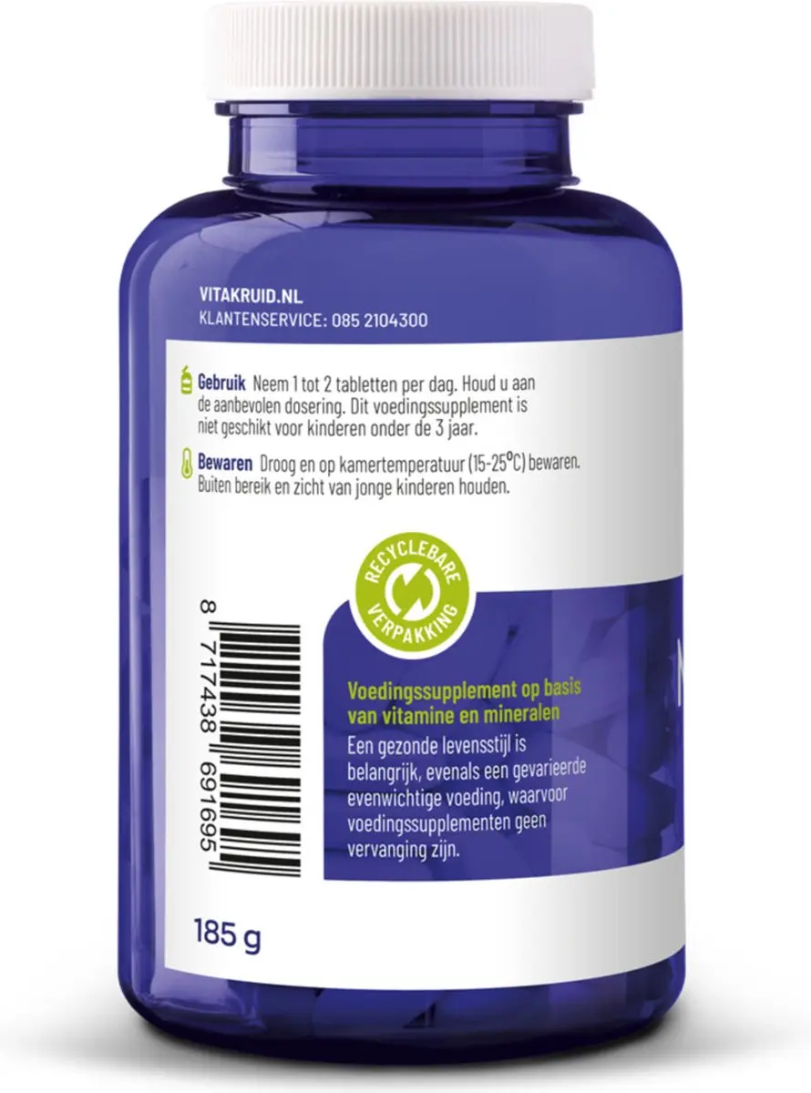 Vitakruid Magnesium Malaat 150 - 180 tabletten