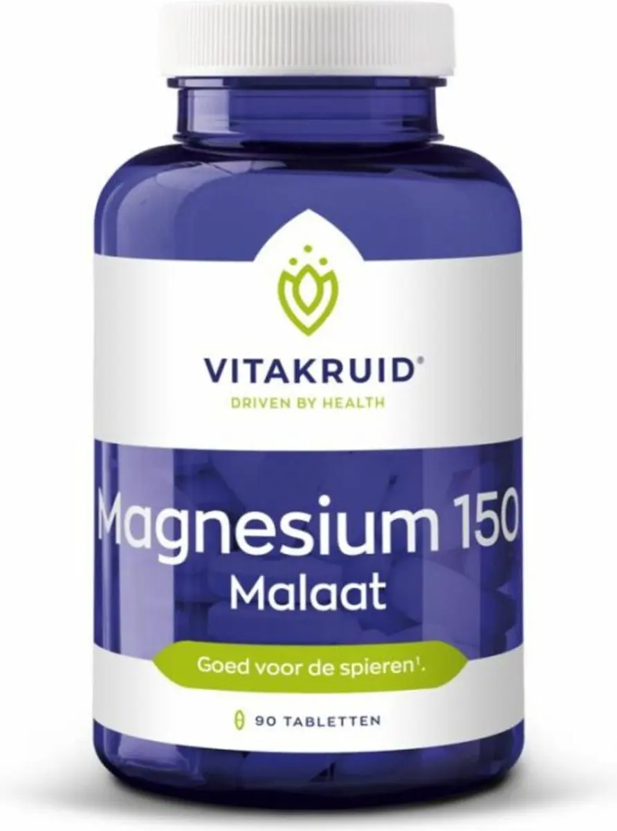 Vitakruid Magnesium Malaat 150 - 180 tabletten