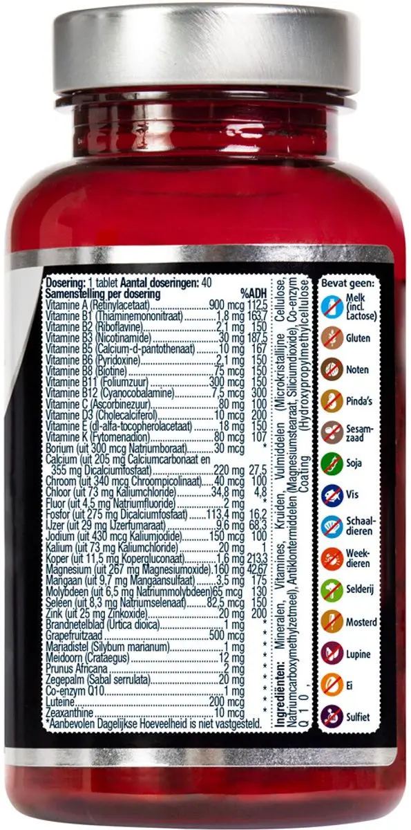Lucovitaal Multi Compleet Man 80 tabletten - 2x40