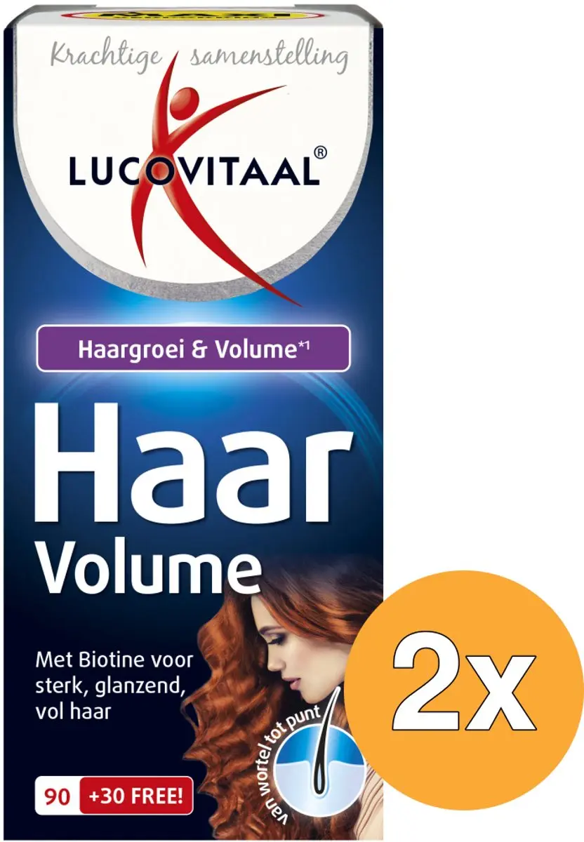 Lucovitaal Haar Volume Voedingssupplement 240 Stuks