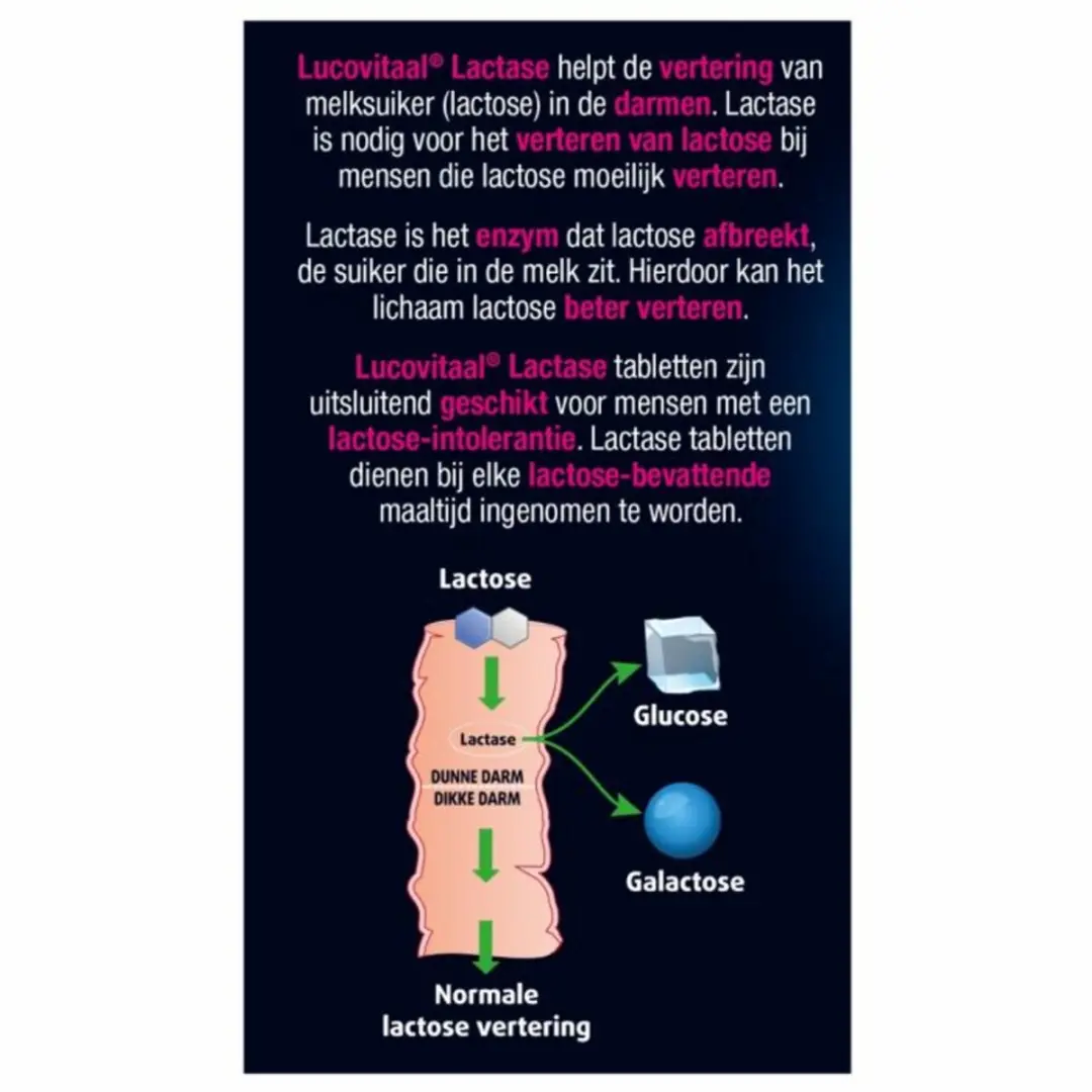 Lucovitaal Lactase 7000 FCC - 120 Tabletten
