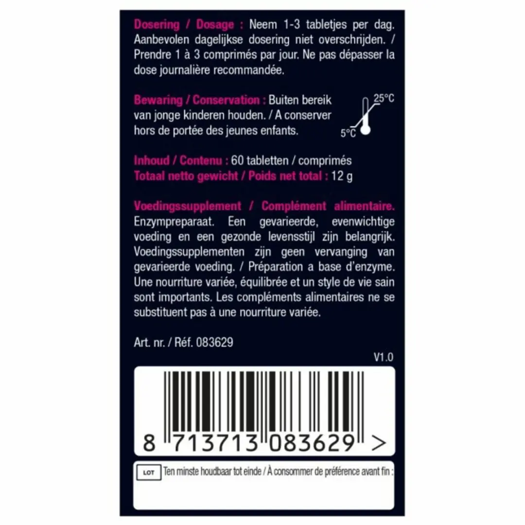 Lucovitaal Lactase 7000 FCC - 120 Tabletten