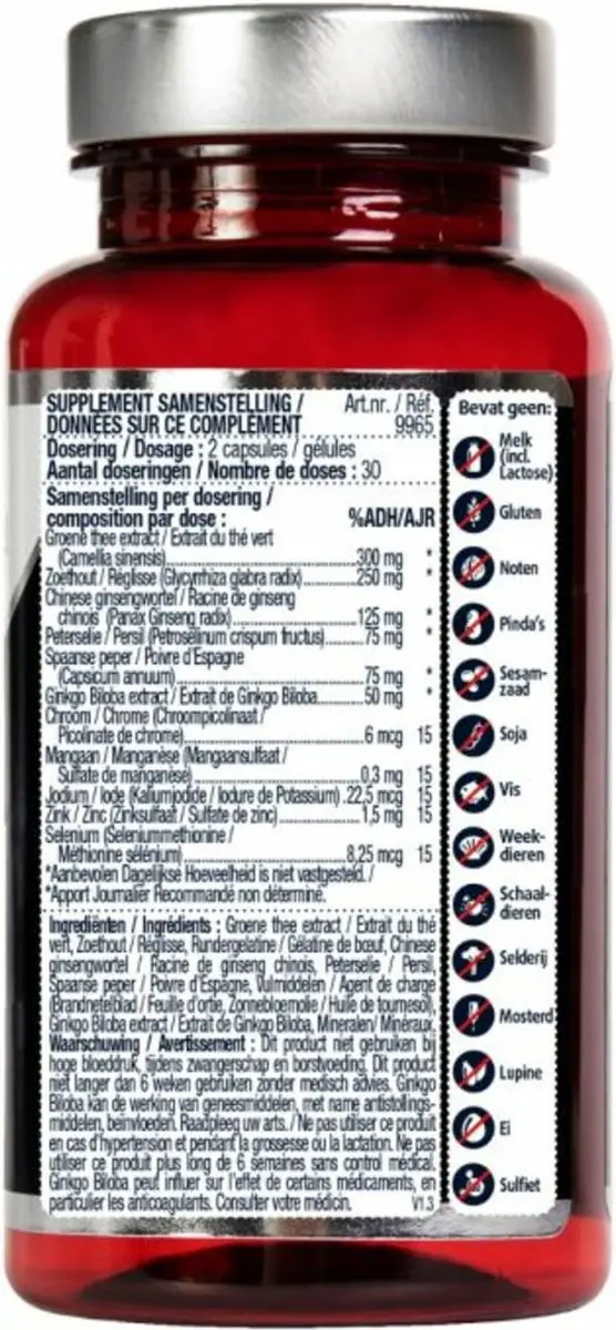 Lucovitaal Groene Thee Ideaal Gewicht 180 capsules - 3 Stuks