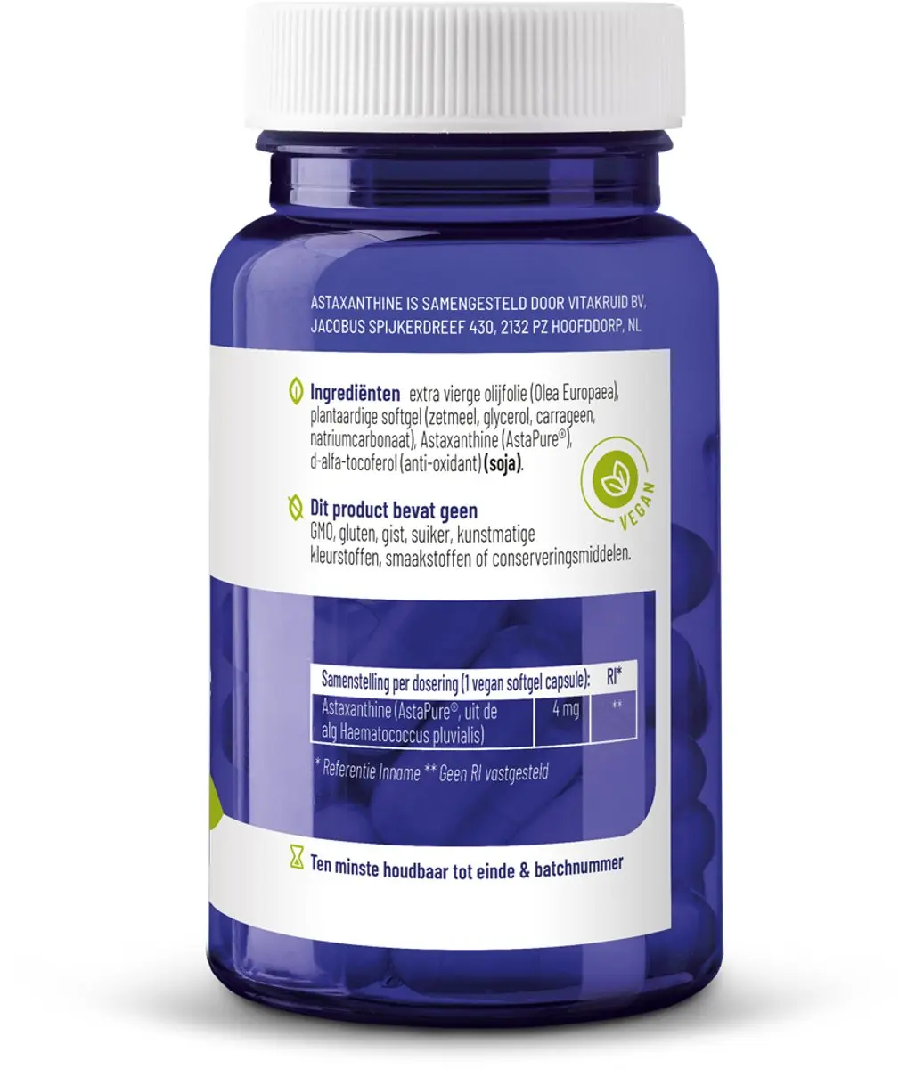 Vitakruid Astaxanthine 60 Capsules